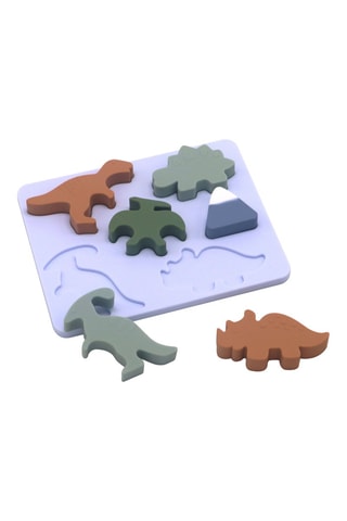 Puzzle de silicone Dinossauros - 6 peças - A partir dos 18 meses