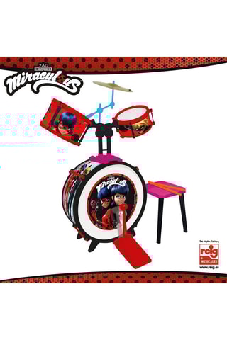 Bateria Miraculous A partir dos 3 anos