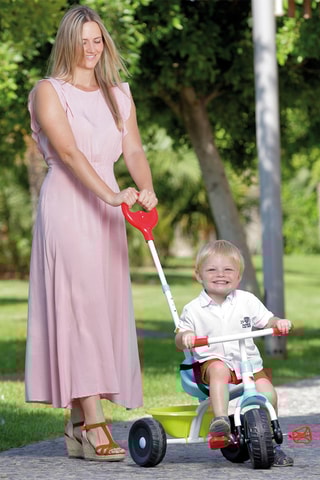 Tricycle pour enfants Urban trike Baby - Blanc et bleu - Dès 10 mois - Jusqu'à 3,22 kg