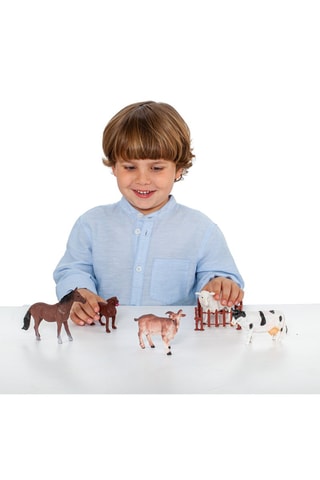 6 figuras de animais da quinta - A partir dos 3 anos