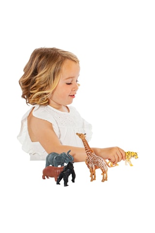6 figuras de animais selvagens - A partir dos 3 anos