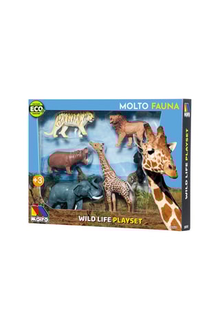 6 figuras de animais selvagens - A partir dos 3 anos