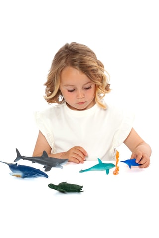 6 figuras de animais marinhos - A partir dos 3 anos
