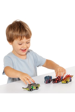 4 veículos dinossauros Beast Wheels - A partir dos 3 anos