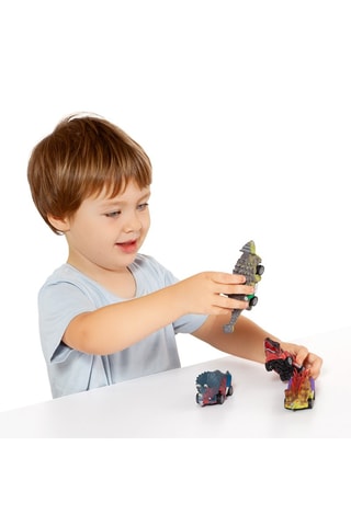 4 veículos dinossauros Beast Wheels - A partir dos 3 anos