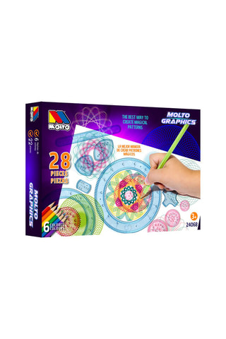 Acessórios de desenho - 28 peças - A partir dos 3 anos