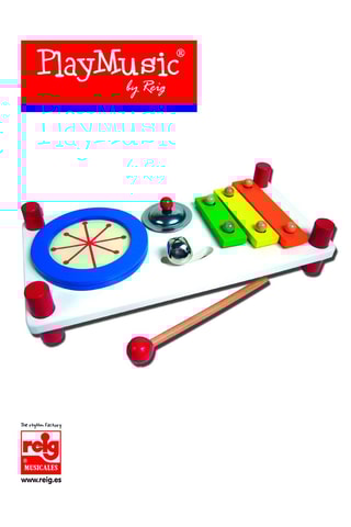 Xilofone em madeira A partir dos 3 anos