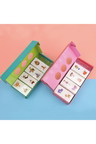 253 tatuagens temporárias para unhas e pele - 3 anos