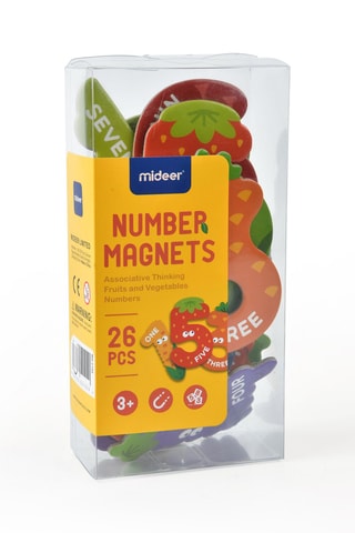 26 ímanes com números - 3 anos