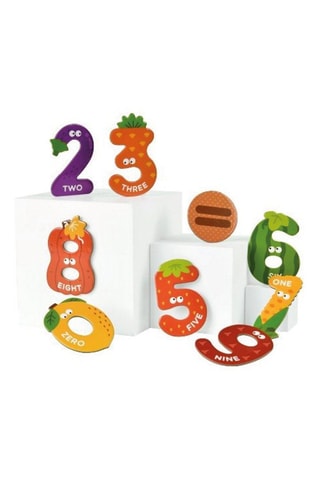 26 ímanes com números - 3 anos