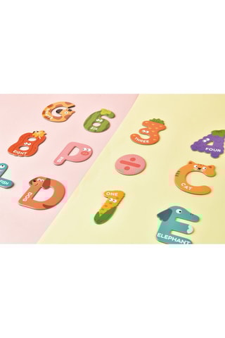 26 ímanes com números - 3 anos