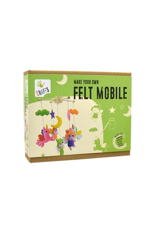 Conjunto criação móbiles em feltro A partir dos 6 anos