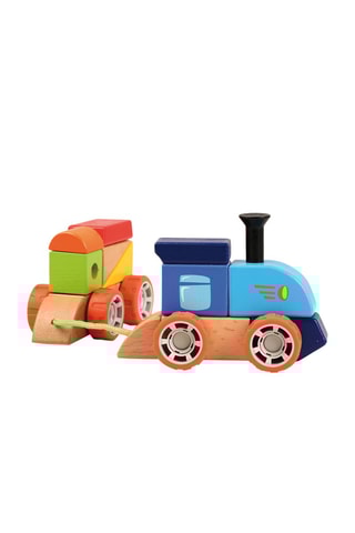 Comboio com blocos de construção em madeira 22 peças - A partir de 1 ano