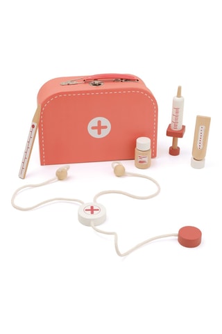 Maleta de medicina em madeira - 3 anos