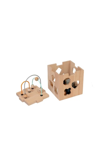 Cubos de atividades em faia - 3 anos