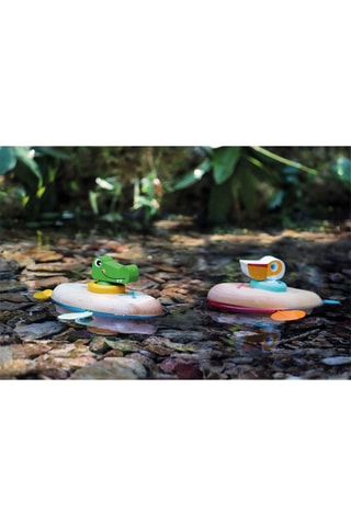 Canoé-caiaque de água em madeira A partir de 2 anos