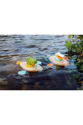 Canoé-caiaque de água em madeira A partir de 2 anos