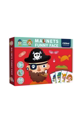 Jogo de rostos magnético - 56 peças A partir dos 3 anos