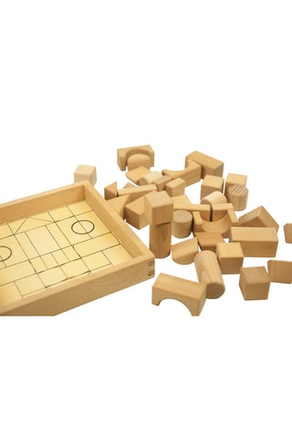 Blocos de construção em madeira - 35 peças A partir dos 2 anos