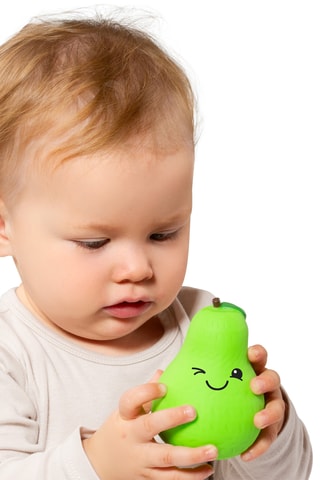 5 frutos sensoriais em plástico sem BPA - A partir de 1 ano