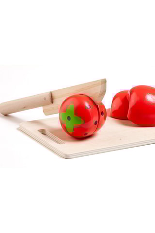 Tabuleiro com frutas em madeira - A partir de 1 ano - 9 peças