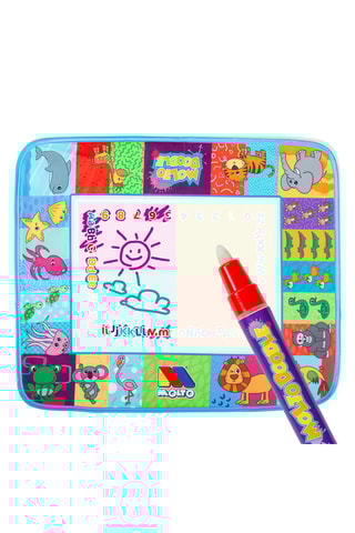 Tapete de desenho - Azul-celeste e branco - 57 x 48 cm