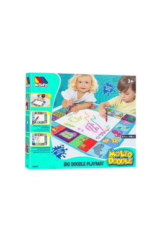 Tapete de desenho - Azul-celeste e branco - 57 x 48 cm