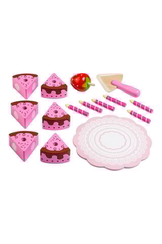 Bolo de aniversário em madeira - A partir de 1 ano - 15 peças