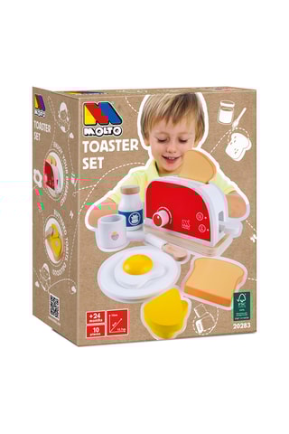 Torradeira em madeira - A partir de 1 ano - 9 peças