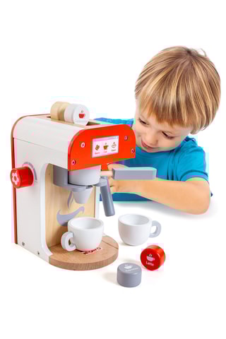 Máquina de café em madeira - A partir de 1 ano - 8 peças