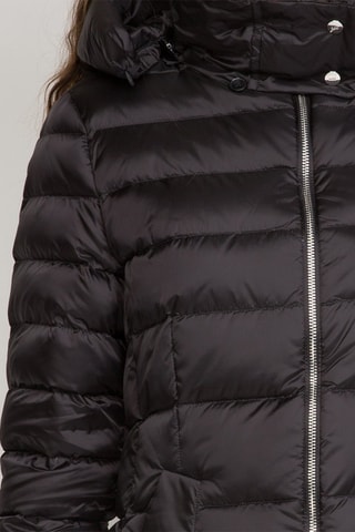 Gewatteerde Jas met Capuchon - Zwart