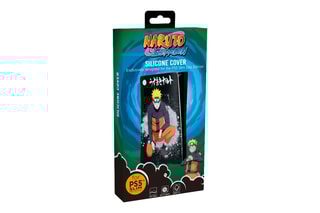 Coque en silicone Naruto Shippuden - Compatibilité PlayStation 5 Slim - Noir