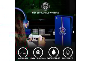 Coque en silicone FFF - Compatibilité PlayStation 5 Slim - Bleu