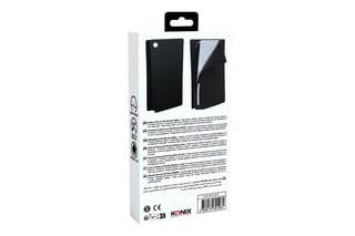 Coque en silicone - Compatibilité PlayStation 5 Slim - Noir