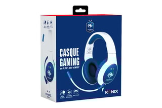 Casque Gaming FFF - Blanc et bleu