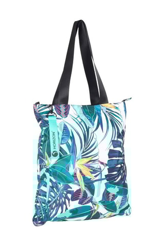 Tote bag Tropical Forest  - Bleu