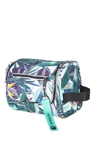 Trousse de toilette Tropical Forest - Blanc et vert