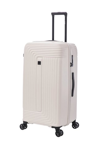 Valise grand volume Premium Trunk - 73,5 cm - Cadenas TSA - Beige