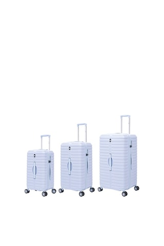 Set de 3 valises Fusion (M/L/XL) - 61/71/81 cm - Cadenas TSA - Bleu