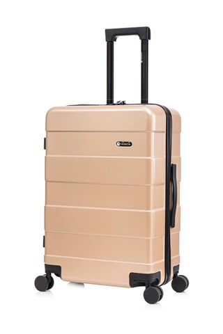Valise grand volume Echo - 75 cm - Doré