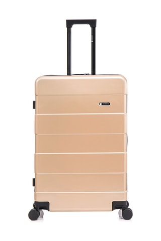 Valise grand volume Echo - 75 cm - Doré