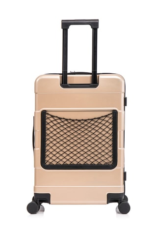 Valise grand volume Echo - 75 cm - Doré