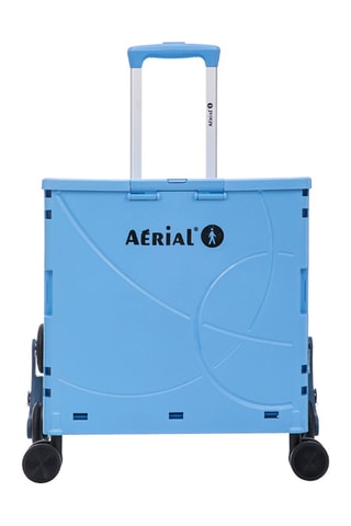 Caisse à roulettes pliable Aerial Roll Box - 44,5 x 39,5 x 35,5 cm - Bleu