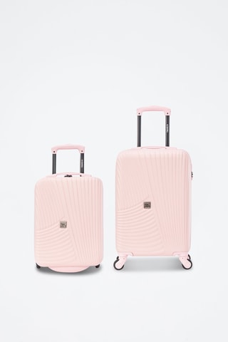 Valise cabine low cost et valise cabine Vuelto - 45/55 cm - Rose