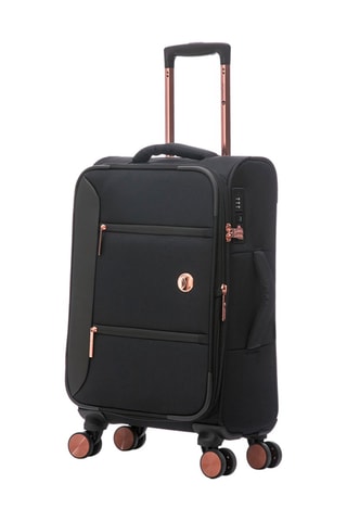 Valise cabine Premium Soft - 55 cm - Noir