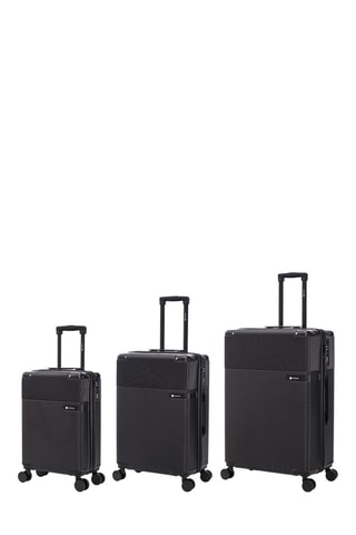 Set de 3 valises Stage - 56/66/76 cm  - Noir