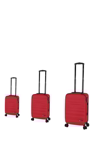 Set de 3 valises Also - 56/66/76 cm  - Rouge