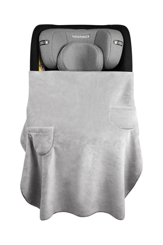 Couverture polaire - Gris clair - 106 x 75 cm