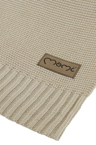 Couverture en fibres de bambou Hug - Beige - 80 x 110 cm
