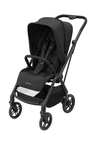 Poussette pliable Leoana - Gris et noir - De la naissance à 4 ans - Jusqu'à 22 kg